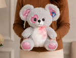 🐨🩷 35 CM PEMBE DETAYLI KOALA PELUŞ OYUNCAK - Görsel 3