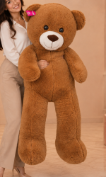 🧸🤎 150 CM PELUŞ BÜYÜK BOY KAHVERENGİ AYICIK - Görsel 3