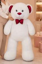 🧸❤️ 150 CM BÜYÜK BOY BEYAZ PELUŞ AYICIK - Görsel 3