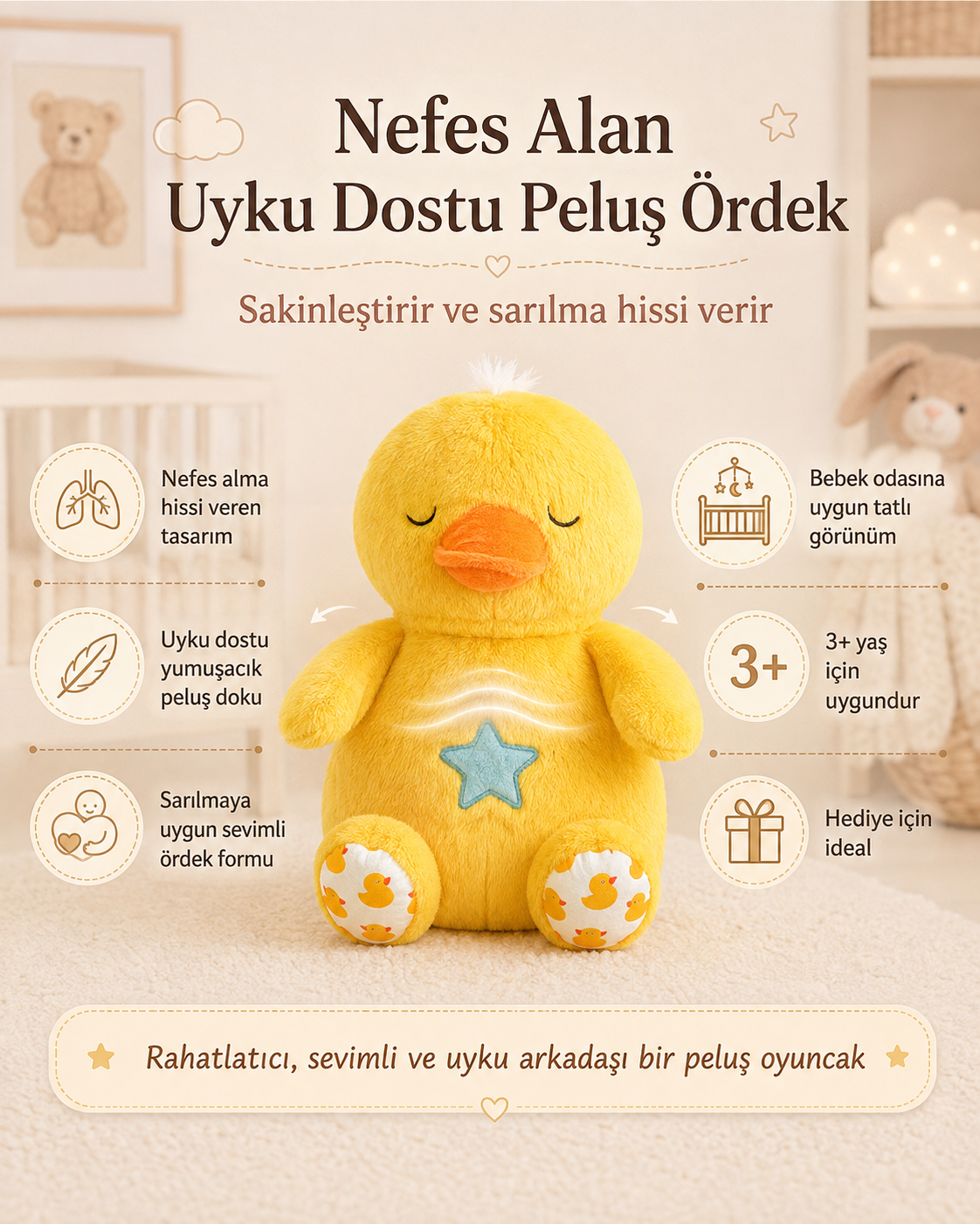 nefes-alan-sari-ordek-pelus-oyuncak-izmir.webp (2) 💛🦆 NEFES ALAN SARI ÖRDEK OYUNCAK – UYKU ARKADAŞI - Görsel 1