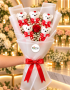 5'li Kırmızı Ayıcık Buketi – Royal Flowers